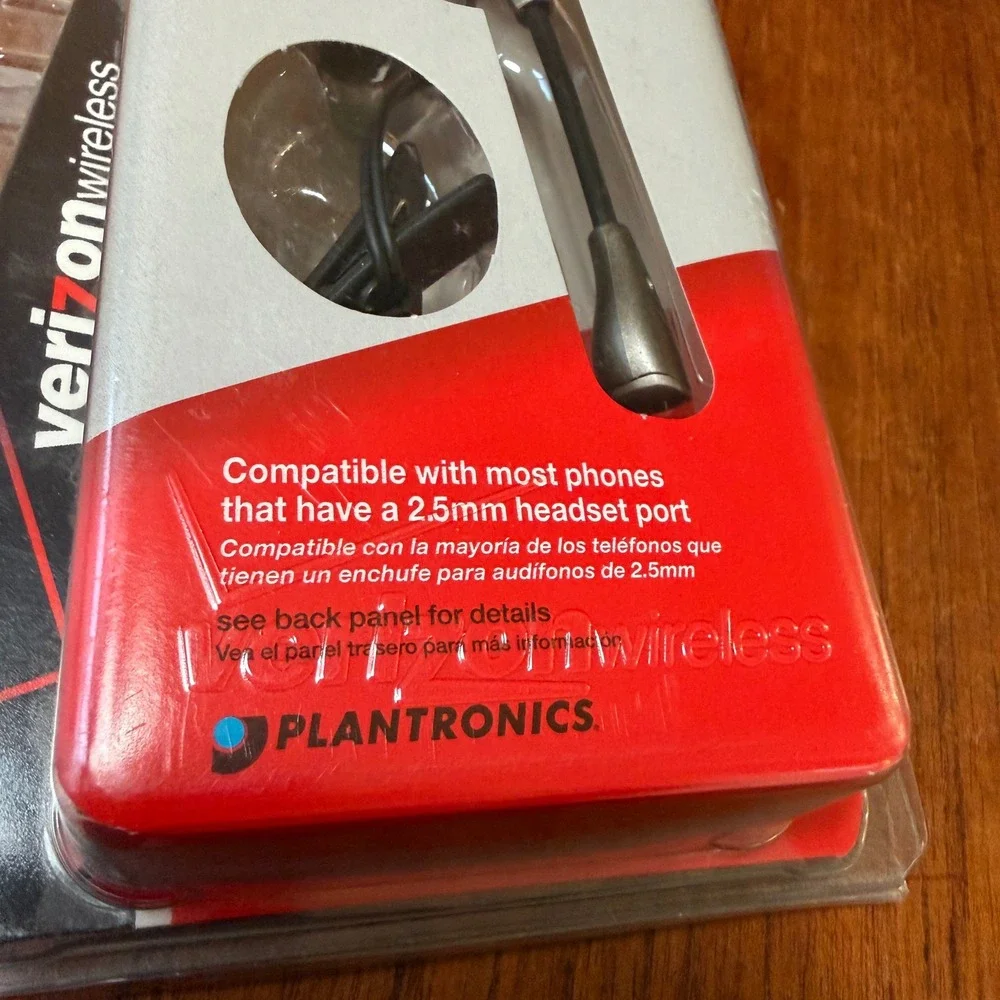 Plantronics MX150VR Universal 2.5mm Wired Headset Verizon Noise Canceling Mic